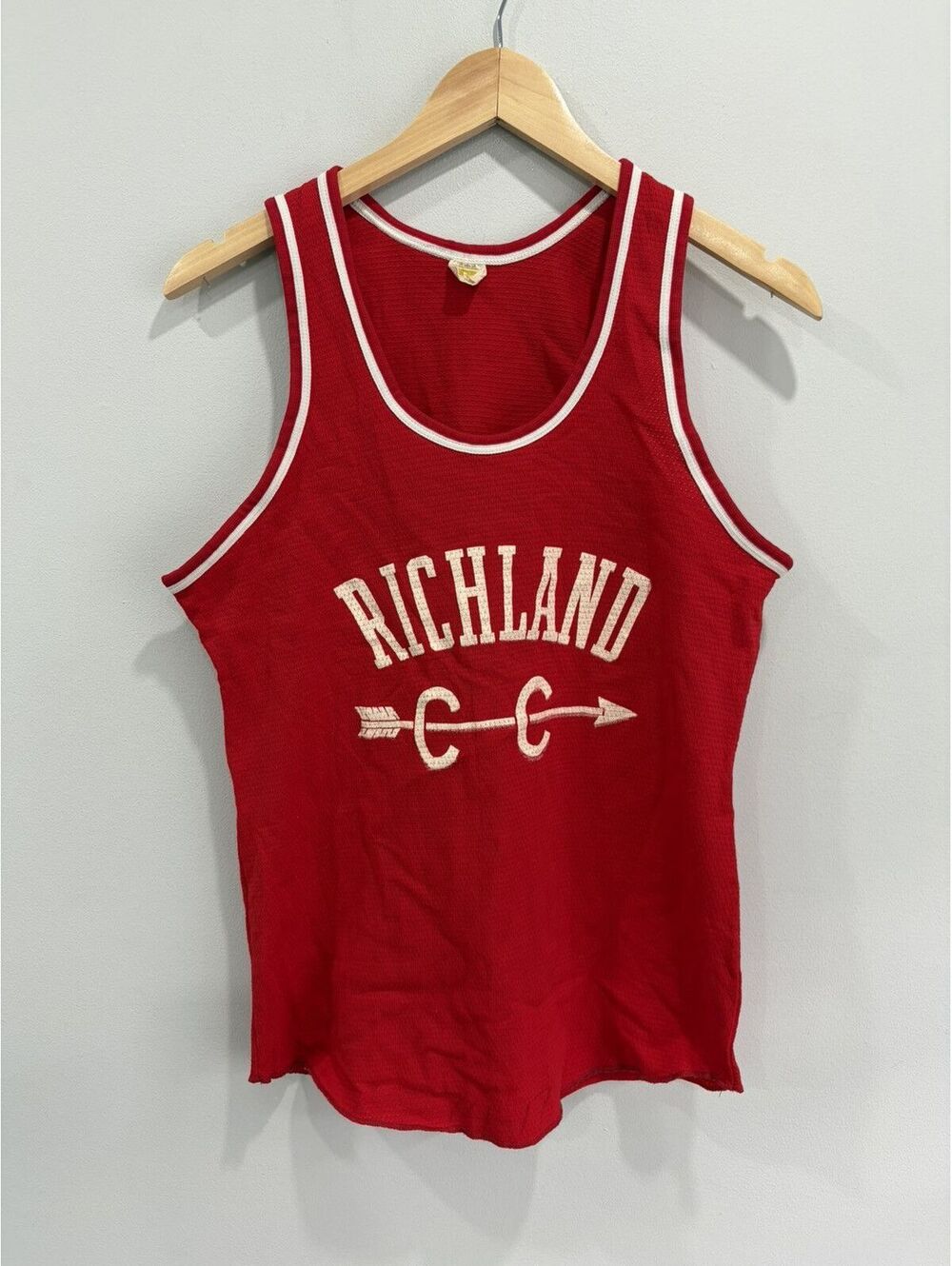 Vintage Richland Russell Athletic Mills Basketball Jersey